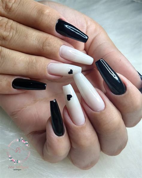Unhas Em Preto E Branco - Unhas decoradas em preto e branco: 60 ideias + tutoriais para arrasar