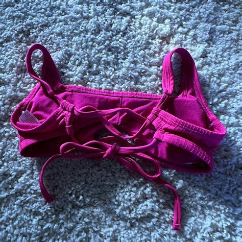 Wild Fable Women S Pink Bikini And Tankini Tops Depop
