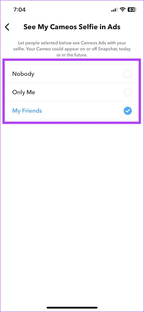 how to delete your cameo on snapchat