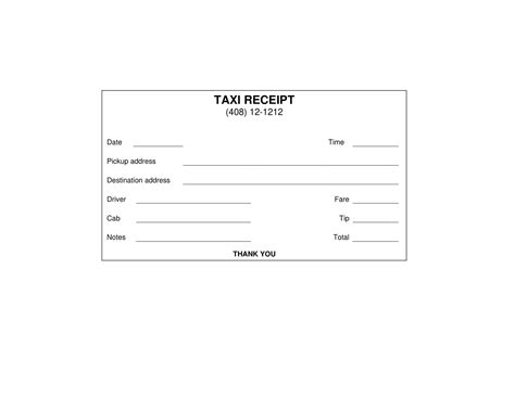 Free Printable Receipt Templates [Word, Excel, PDF]