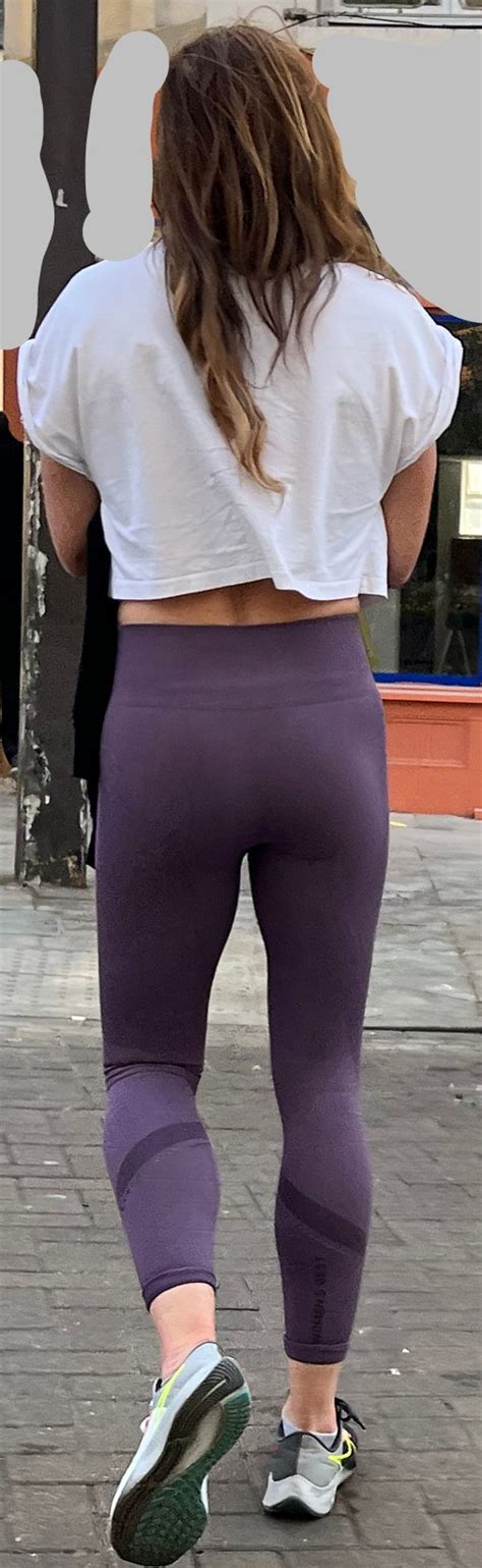 Gym MILF Ilf Booty In Purple Leggings Spandex Leggings Yoga Pants Forum