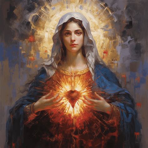 Immaculate Heart Of Mary Virgin Mary Art Jesus And Mary Pictures Mother Mary Pictures