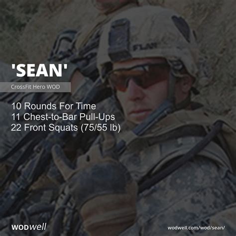 Sean Workout Crossfit Hero Wod Wodwell