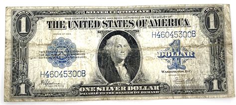 Lot - 1923 Large $1 Dollar Silver Certificate