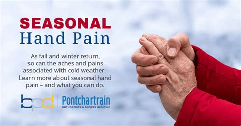 Seasonal Hand Pain Brandon P Donnelly MD