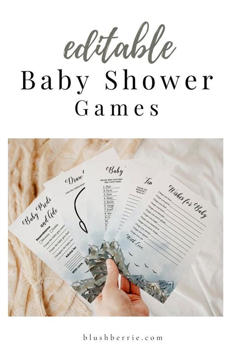 Adventure Awaits Baby Shower Games Baby Shower Mad Libs Baby Shower