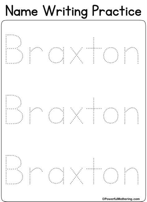 Name Tracing Printable Generator