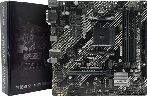 Материнская плата (AM4) Asus PRIME B550M-K AM4 / microATX / NVMe / VGA ...