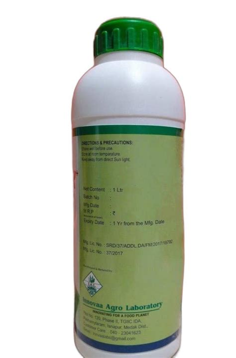 Packaging Size L Npk Consortia Liquid Biofertilizer