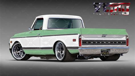 C10 Pro Touring D Teflon 67 72 Chevy Truck Classic Chevy Trucks Chevy Pickups Chevrolet