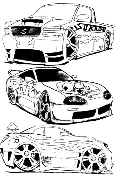Carros Da Hot Wheels Para Colorir