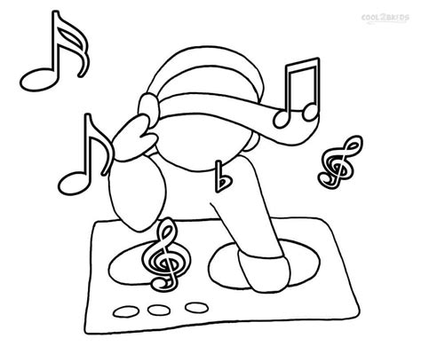 Notas Musicais De Dj Para Colorir Imprimir E Desenhar Colorirme Porn