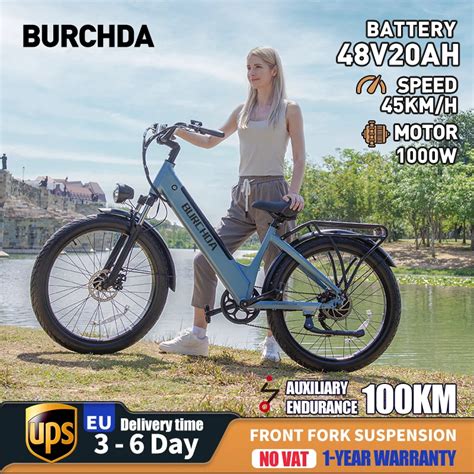 Burchda Az Bicicleta El Ctrica Para Adultos W V Ah Bater A