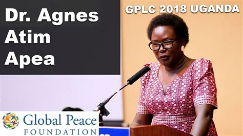 dr agnes atim apea economic empowerment  peace  uganda youtube