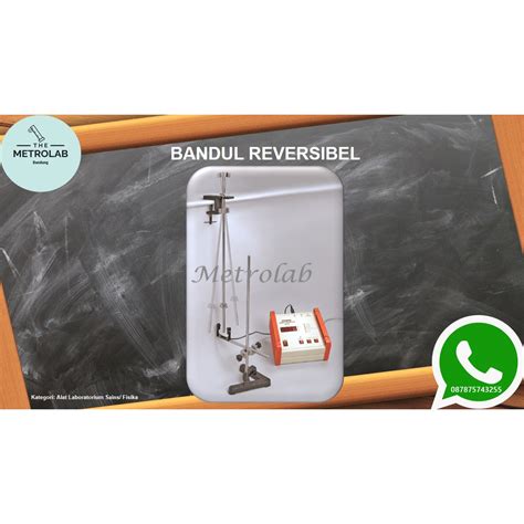 Jual Bandul Reversibel Ayunan Fisis Praktikum Penentuan Nilai