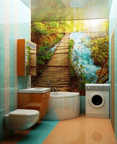 Панно Из Плитки В Ванную: 185+ (Фото) Идей На Стену