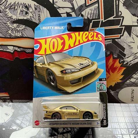 Hot Wheels Nissan Silvia S Lbwk Gold Regular Liberty Walk Shopee Malaysia