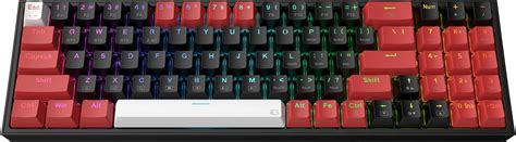 Redragon K628 Pro 75 Kabellose RGB Gaming Tastatur mit 3 Modi 78 Tasten Hot swap fähige