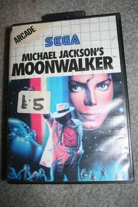 Sega Master System Michael Jackson S Moonwalk Import Parry Game Preserve