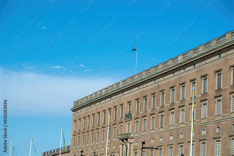 Fotografia Do Stock Stockholm Or Royal Palace At Gamla Stan Sweden