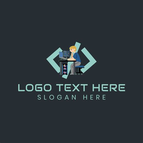 computer programmer developer logo brandcrowd logo maker brandcrowd