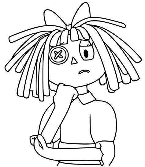 Coloriage Ragatha The Amazing Digital Circus Télécharger Et Imprimer