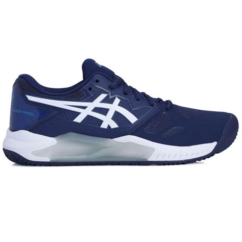 Tênis Asics Gel Challenger 13 Padel Azul e Branco