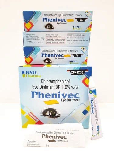 CHLORAMPHENICOL 1 % W/W EYE OINTMENT, Packaging Type: Tube at Rs 20 ...