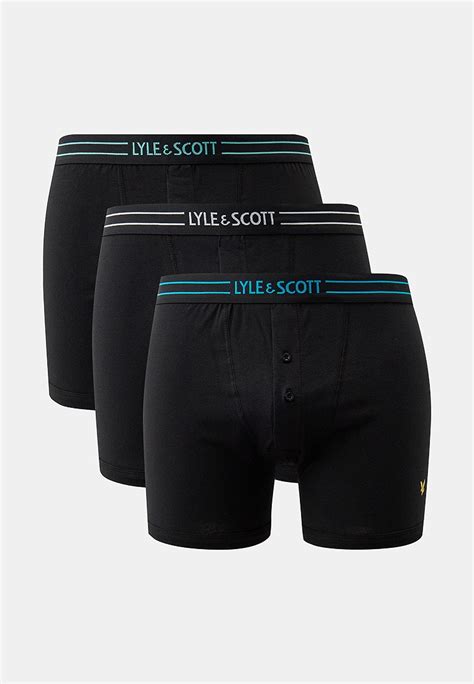 Трусы 3 шт. Lyle & Scott LEWIS, цвет: черный, MP002XM0B727 — купить в ...