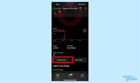 How to adjust your daily move goal in the iOS 18 Fitness app | Tom's Guide
