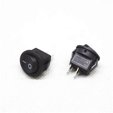 100Pcs Kcd 15Mm KCD11 Tuimelschakelaar 2PIN I/O Knop Schakelaars Klein ...