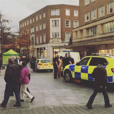Police Arrest Naked Man Walking Through Exeter High Street Cornwall Live