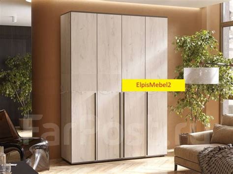 Шкаф распашной 4-х створчатый 1600 "Норд". Россия, лдсп, количество ...