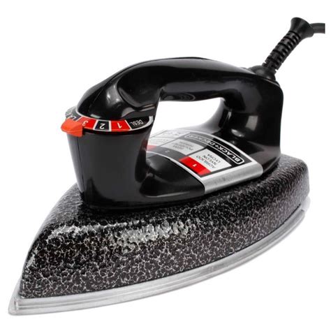 Ferro Para Passar Roupas - Ferro de Passar Roupas a Seco Black + Decker VFA ECO com Controle de ...