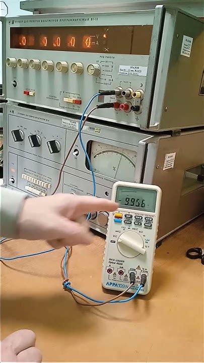 АРРА 109N определение погрешности по постоянному напряжению при помощи ...