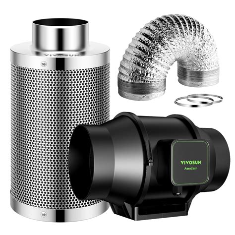 Vivosun Smart Grow System 6 Inch 405 Cfm Aerozesh Smart Inline Duct Fan
