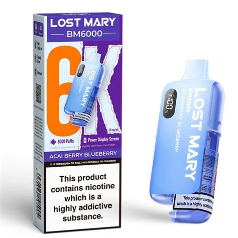 Lost Mary BM6000 Disposable Pod Kit Long Lasting Portable Vape