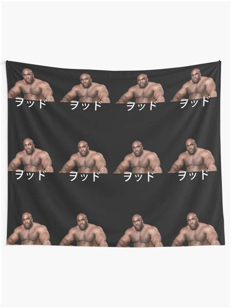 BARRY WOOD NAKED GUY SITTING ON A BED Japanese Tapestry By Ettore13 Redbubble