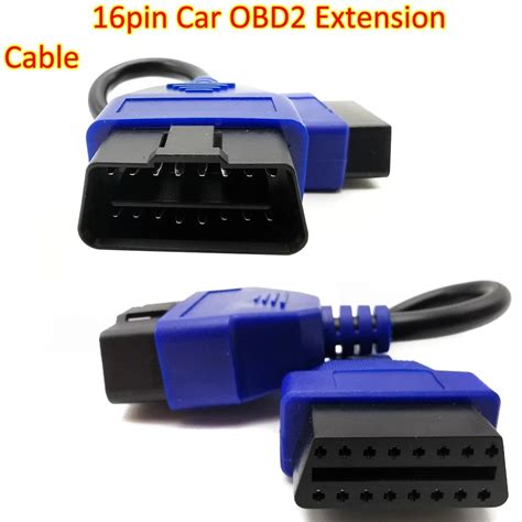 Cable De Extensi N OBD2 De 16 Pines Conector Hembra A Macho Para