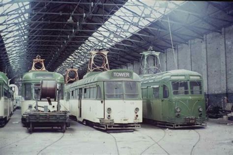 Blackpool tram depot rigby rd. | Blackpool england, Blackpool, Bus