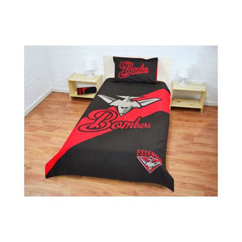 Essendon Bombers Reversible Single Doona Cover