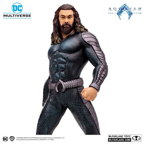 Aquaman Y El Reino Perdido Figura Megafig DC Multiverse Aquaman 30 Cm