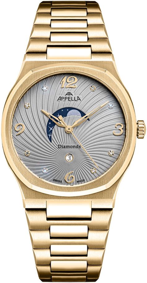 Наручные часы Appella Женские часы Appella Moonface L32006.1177QD ...