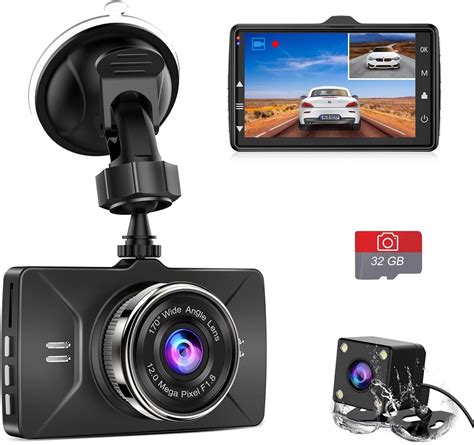 Amazon Penemay Dash Cam Front And Rear 4k WiFi 3 Inch Dash Camera