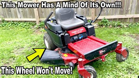 Toro TimeCutter Won T Move Only One Wheel Working Do I Have A