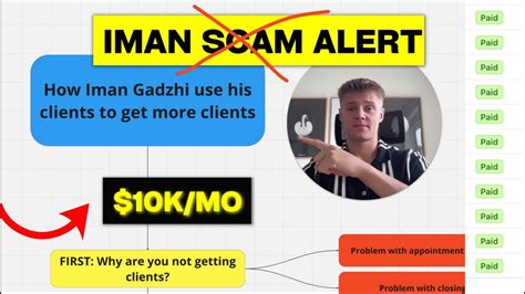 Full Breakdown How Iman Gadzhi Use His Clients To Get More Clients