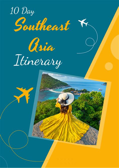 Free 10 Day Southeast Asia Itinerary Template to Edit Online