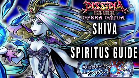 Dffoo Shiva Spiritus Guide Youtube