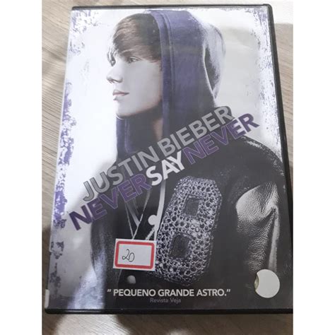 Dvd Justin Bieber Never Say Never Shopee Brasil