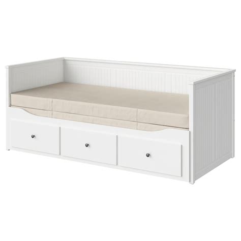 Hemnes Cama Indiv Dupla C 3 Gav 2 Colchões Branco Vannareid Extra